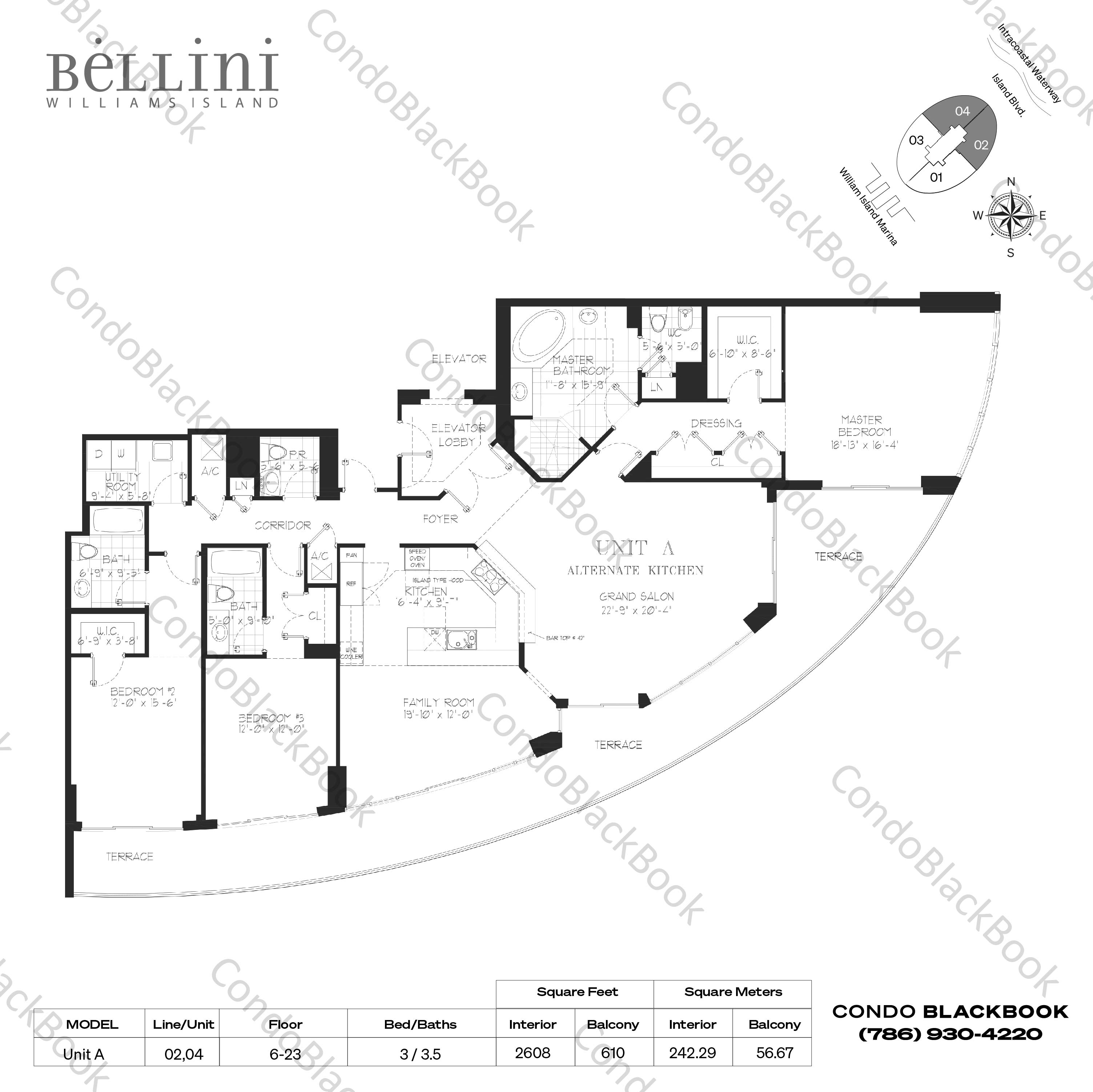 Bellini Williams Island Unit #1201 Condo in Aventura | CondoBlackBook