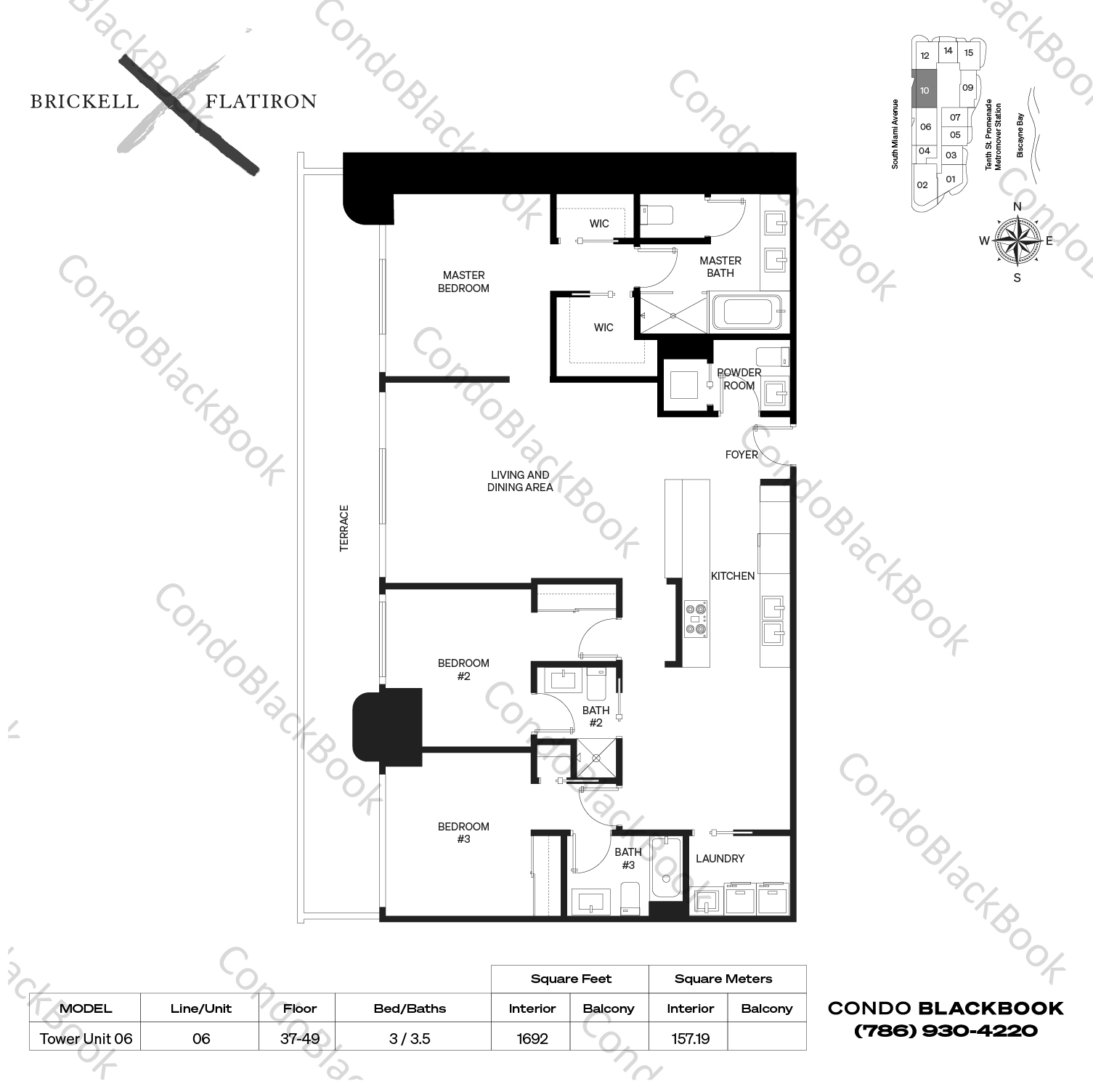 Brickell Flatiron Unit #3906 Condo in Brickell - Miami Condos ...