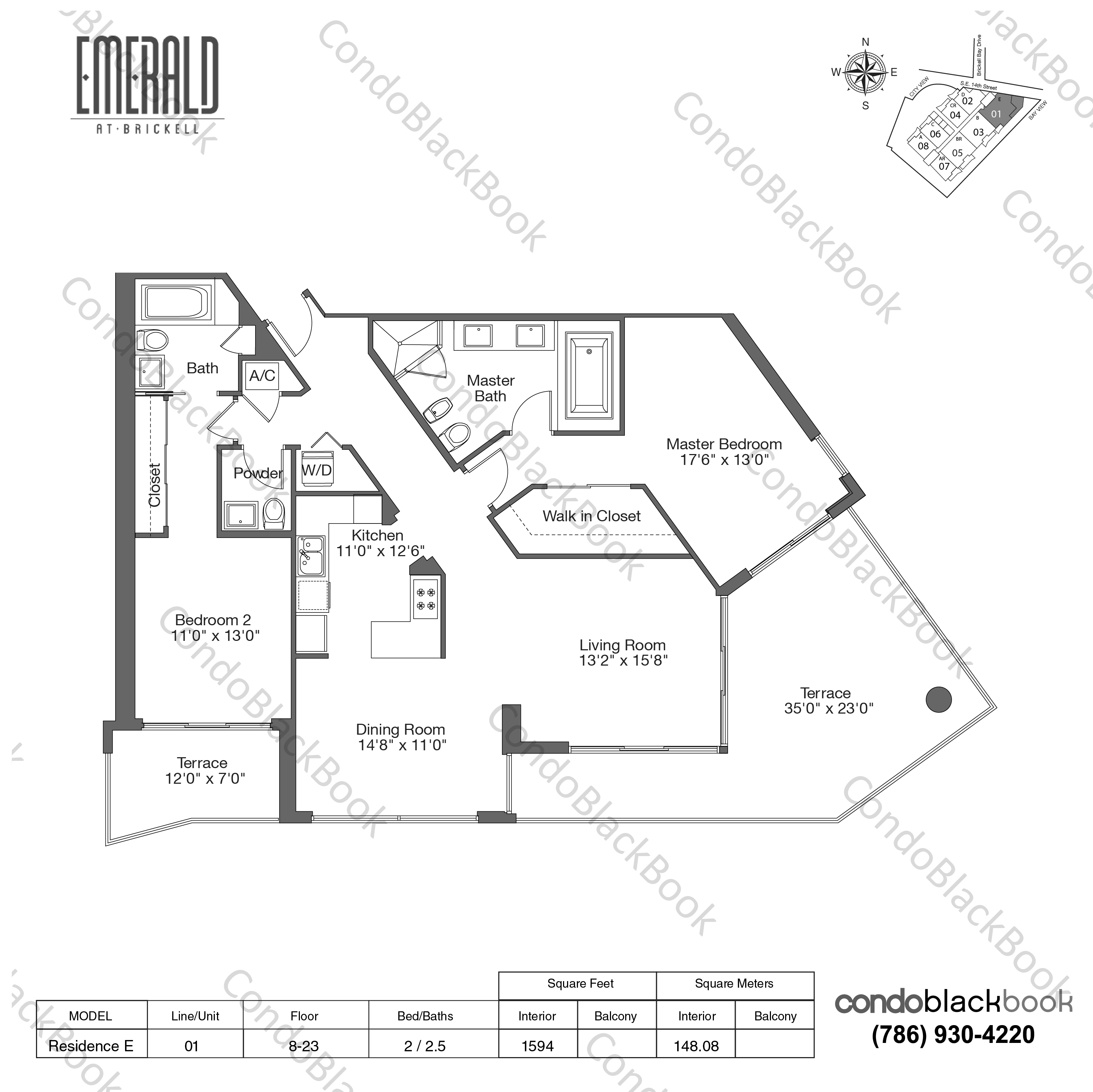 Emerald At Brickell Unit #1001 Condo In Brickell - Miami Condos 