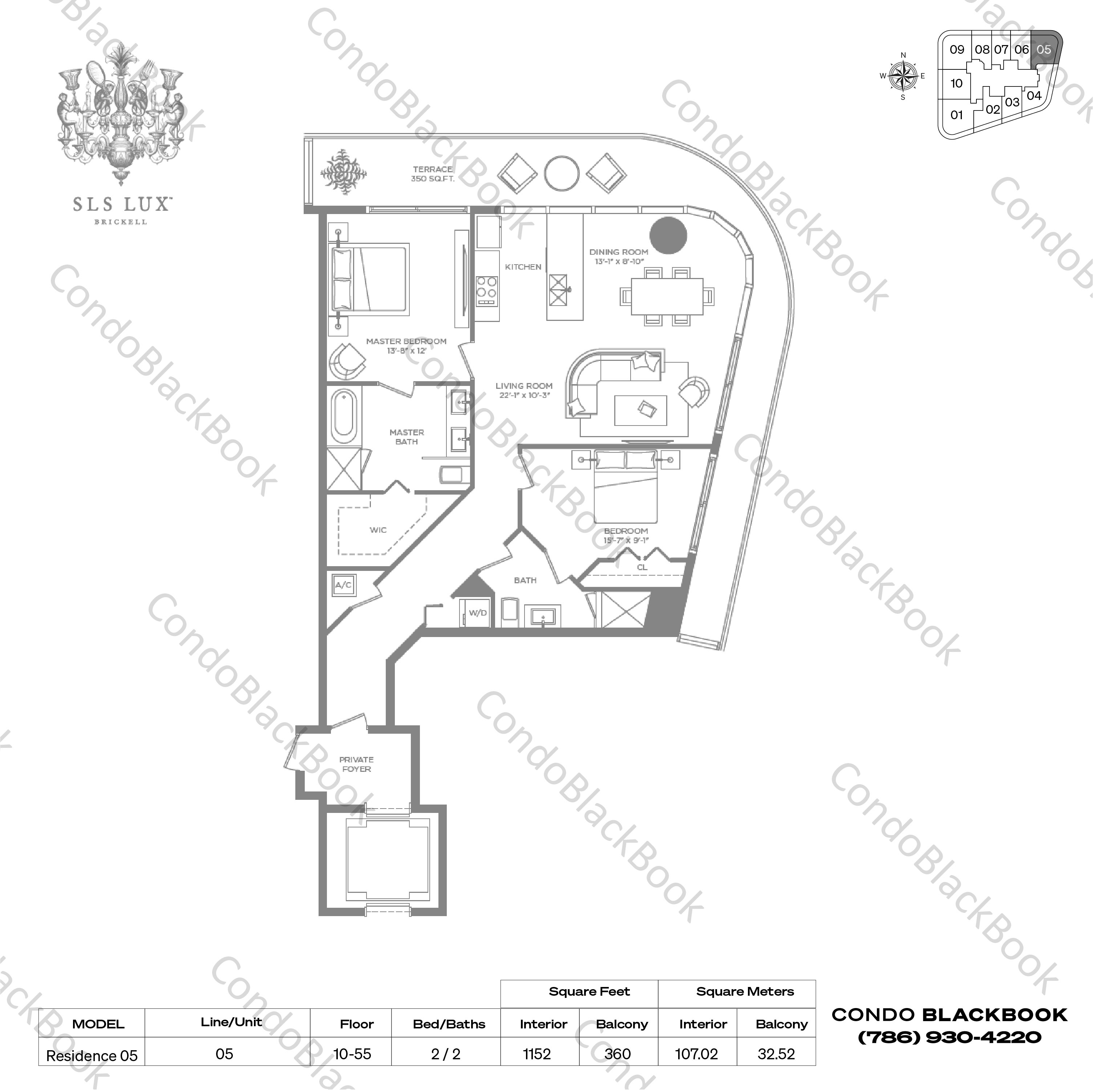 Sls Lux Brickell Floor Plans