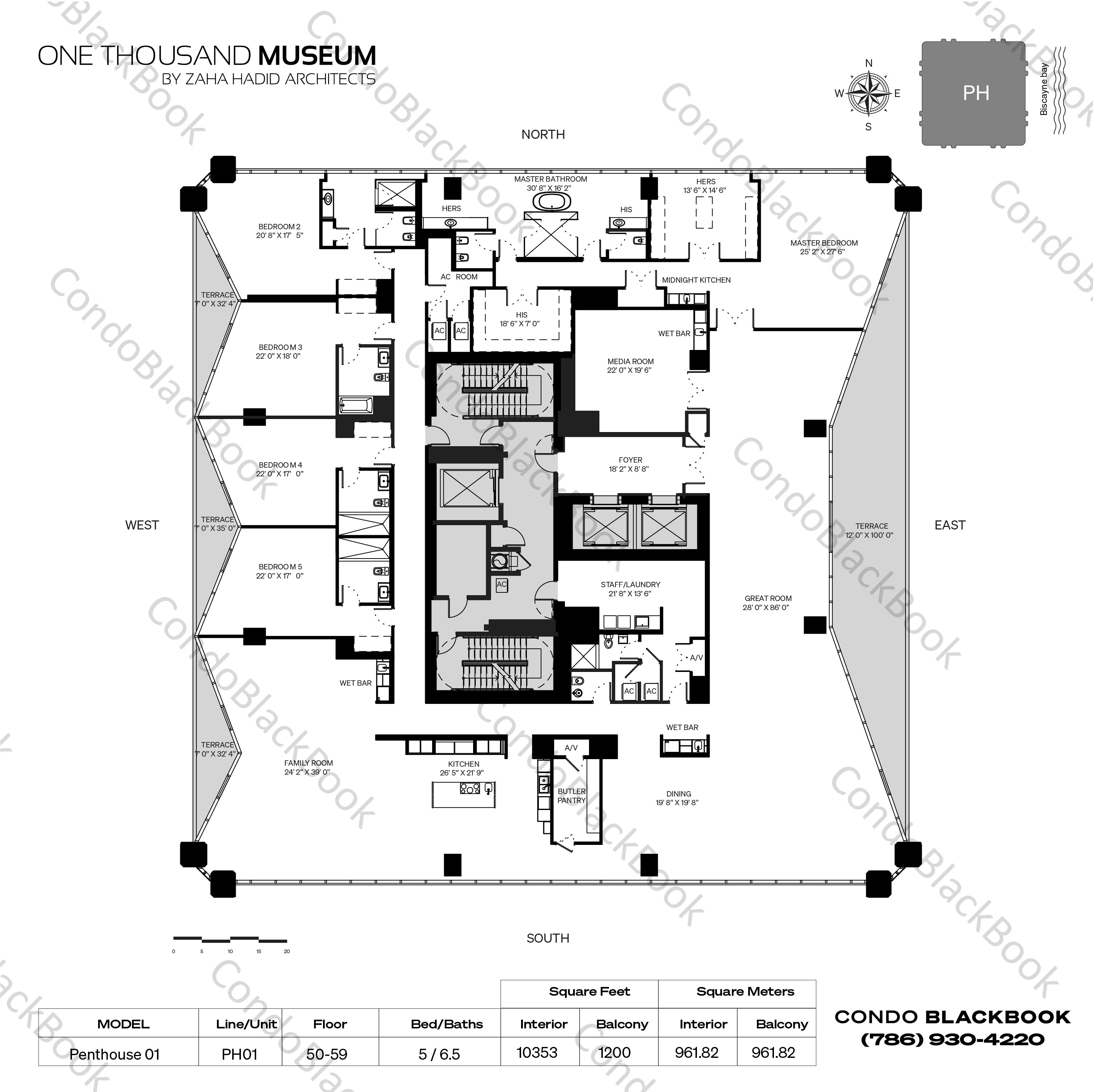 One Thousand Museum Miami  Pricing, Photos & Floor Plans