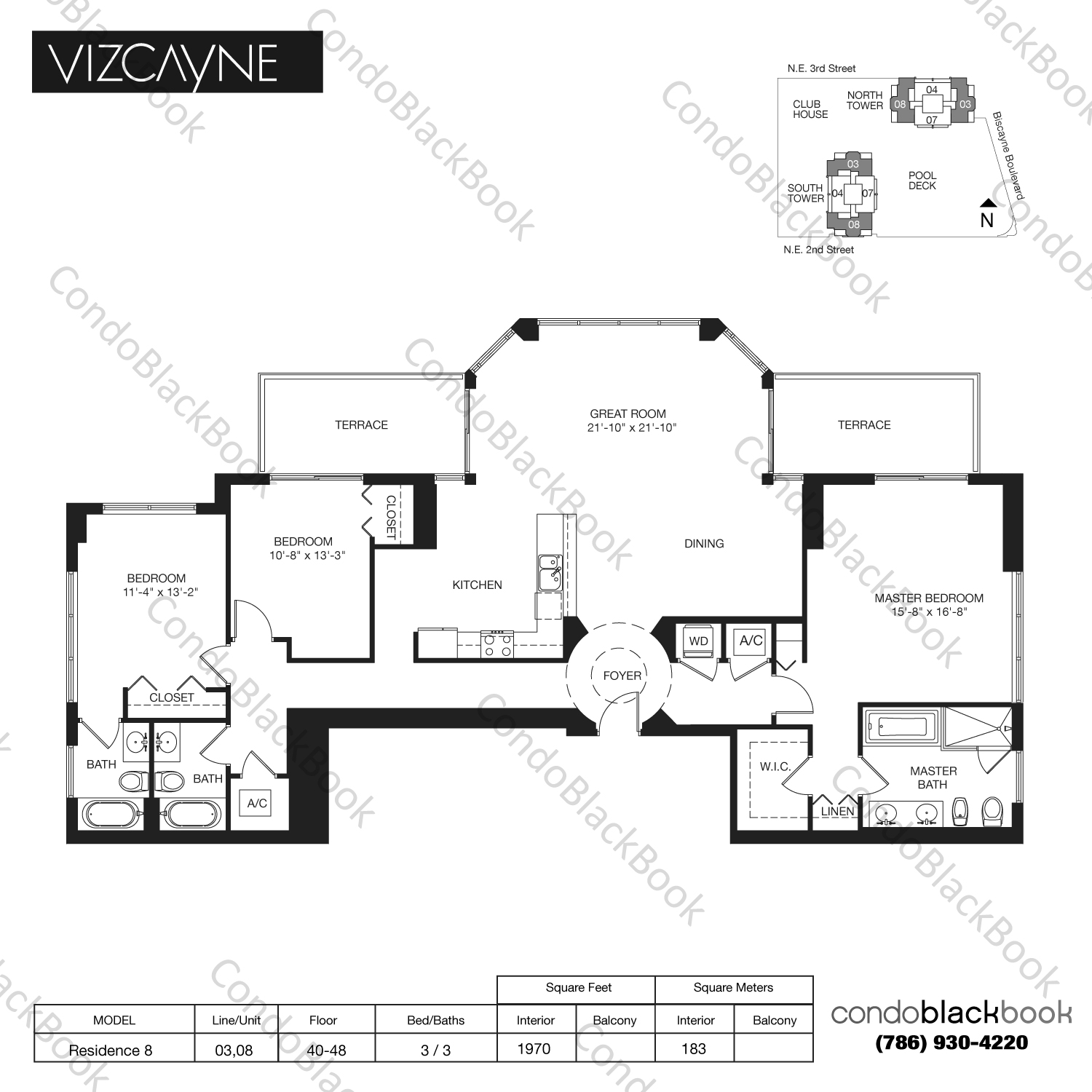 Vizcayne Unit #4703 Condo in Downtown Miami - Miami Condos | CondoBlackBook