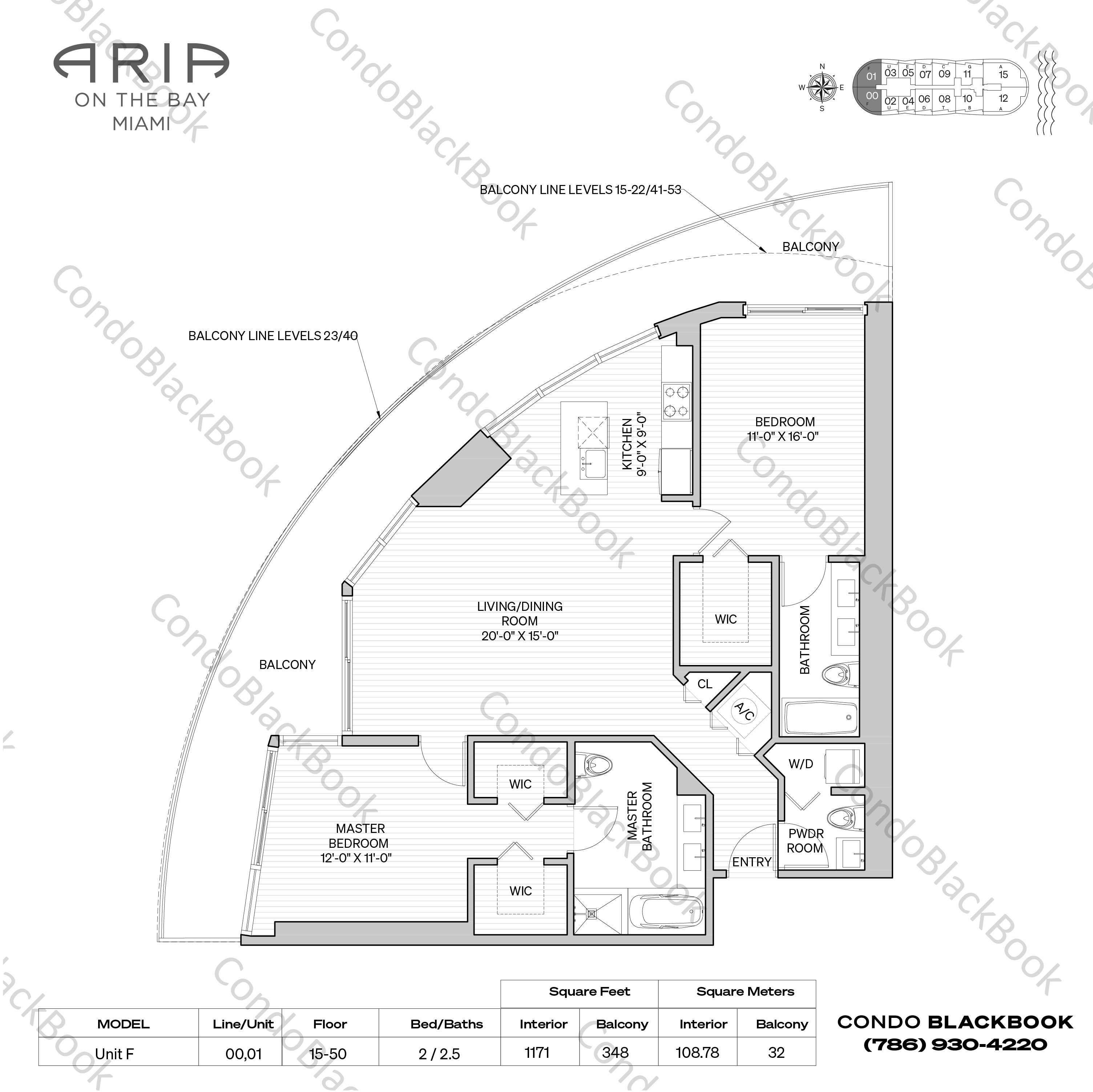 Aria on the Bay Unit #4900 Condo in Edgewater - Miami Condos ...