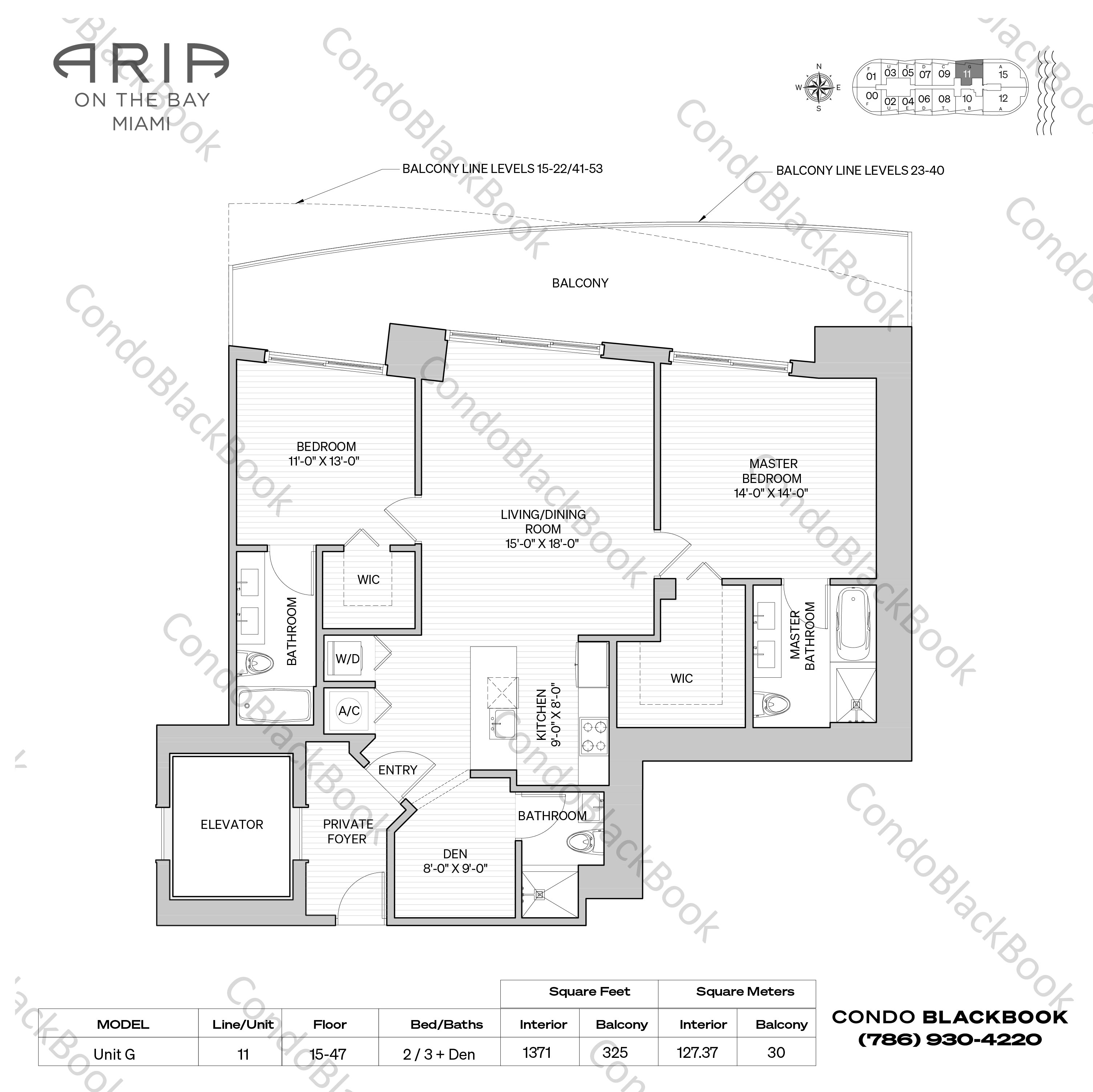 Aria on the Bay Unit #4311 Condo in Edgewater - Miami Condos ...