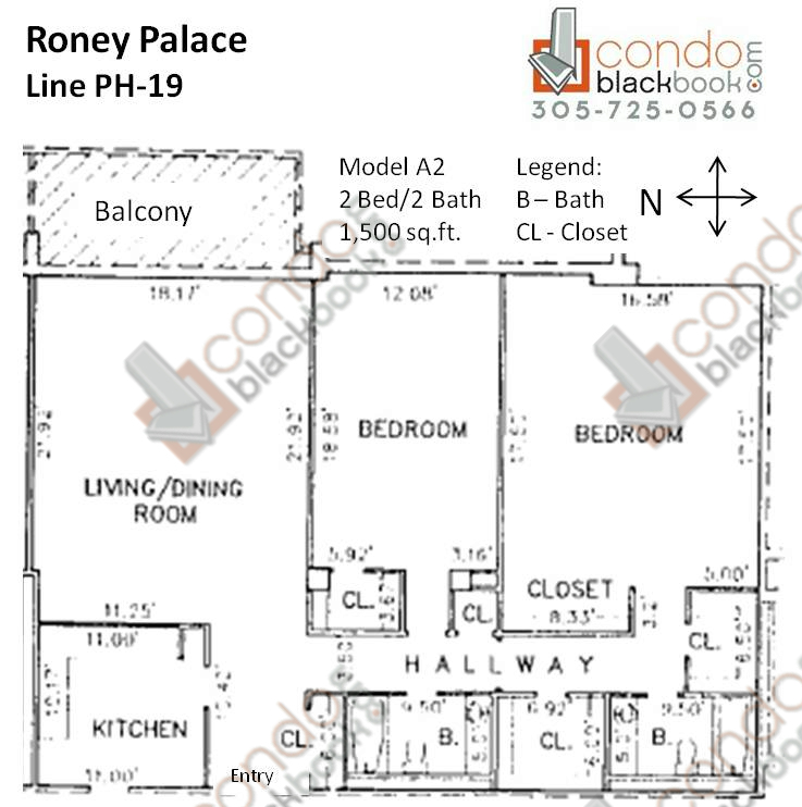 Roney Palace Unit #1523/24 Condo in South Beach - Miami Beach Condos ...