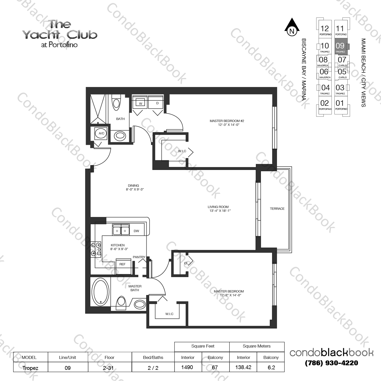 yacht club at portofino floor plans