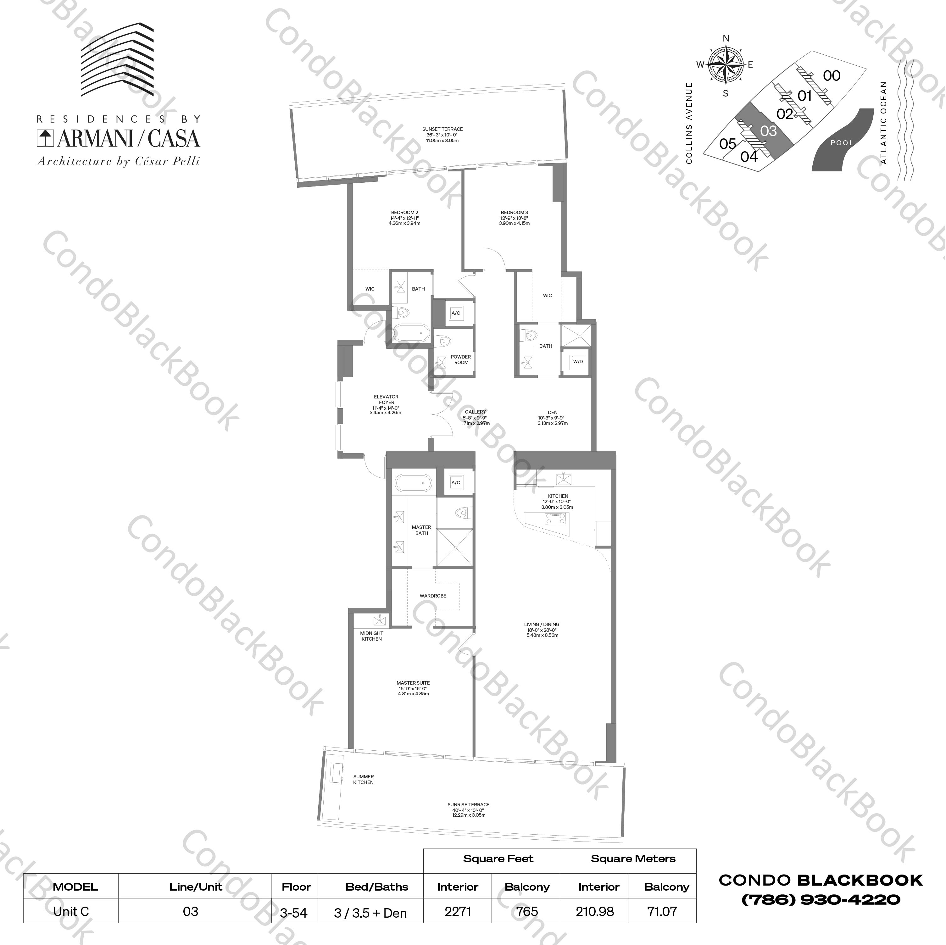 Residences by Armani Casa Condos for Sale and Rent in Sunny Isles